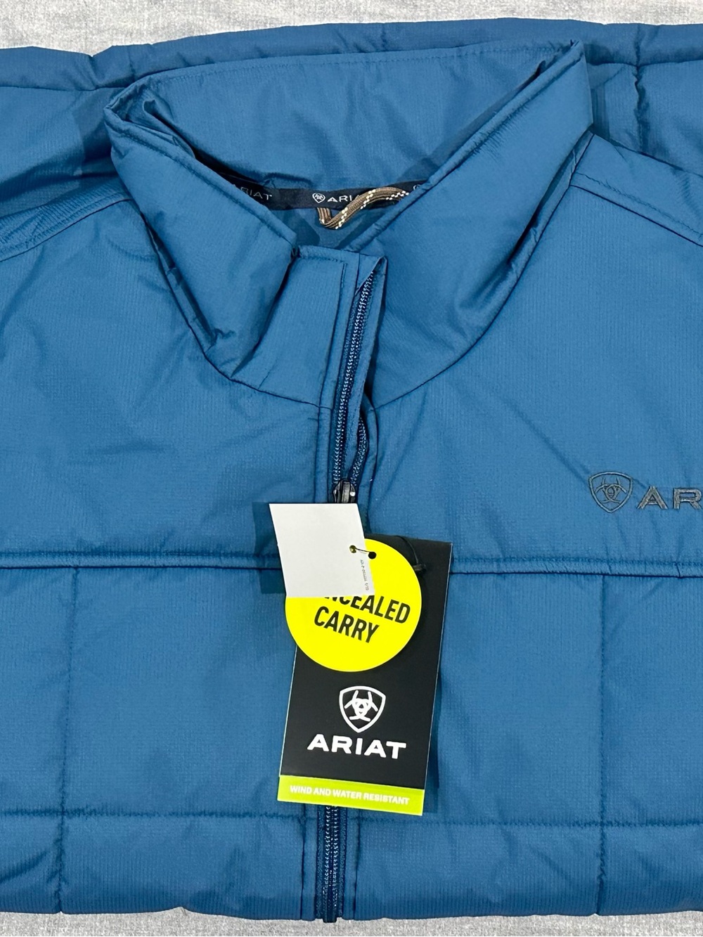 Ariat Teal Quilted Puffer Jacket